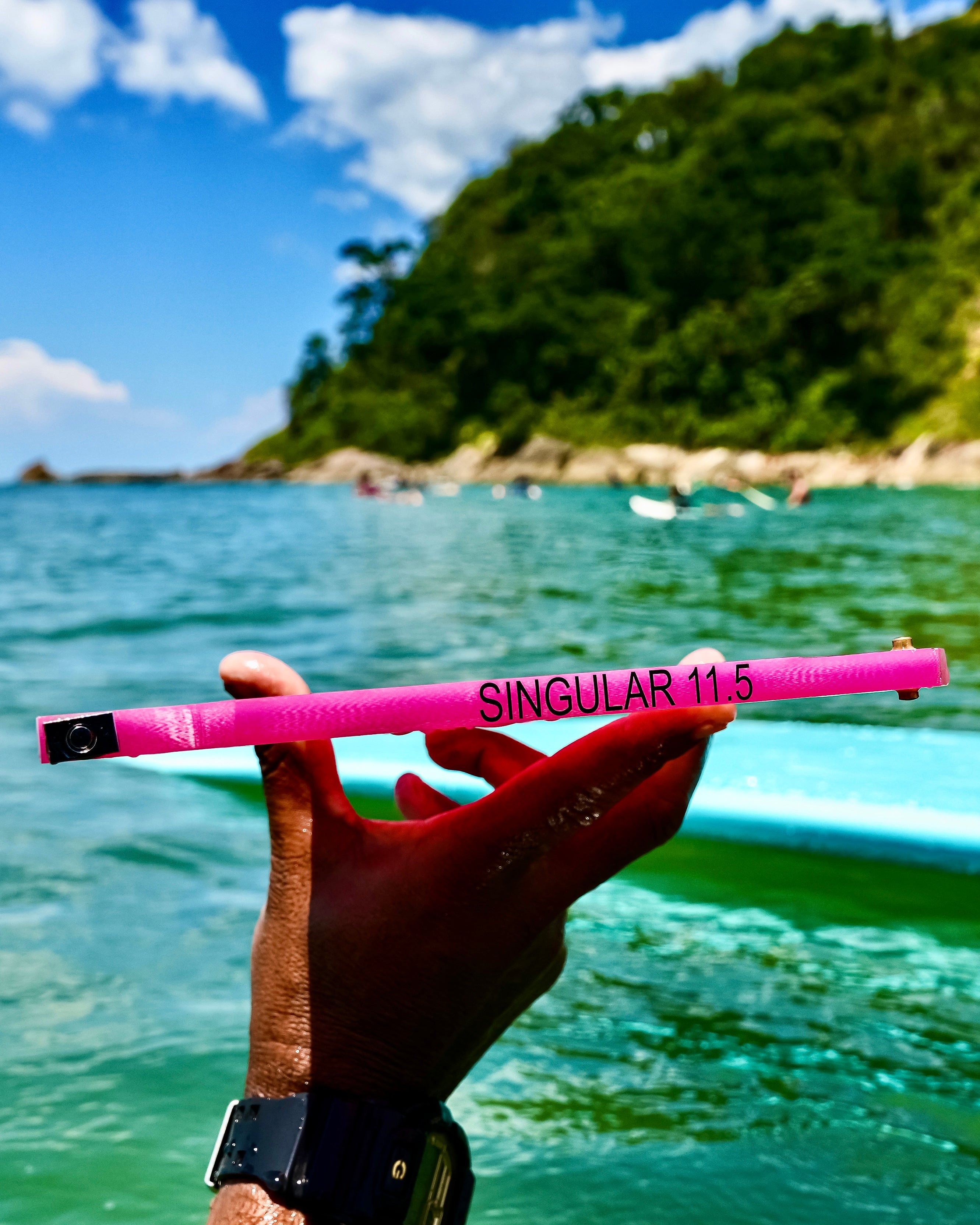 Singular Quilha Single Fin 11.5" - Pink