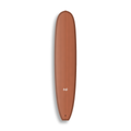 Longboard California Dream da Lufi Surf Co na cor Terracota, visto pelo deck