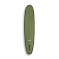 Longboard One Piece da Lufi Surf Co na cor Oliva, visto pelo bottom