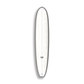 Longboard One Piece da Lufi Surf Co na cor Branco, visto pelo deck