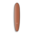 Longboard One Piece da Lufi Surf Co na cor Terracota, visto pelo deck
